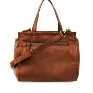 American Leather Co Evansville Tan Crossbody